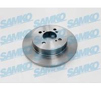 2x Disco freno pieno S5007P SAMKO per SUZUKI SWIFT IV