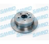 2x Disco freno pieno T2008P SAMKO per TOYOTA AVENSIS VERSO PREVIA II