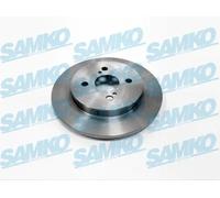 2x Disco freno pieno T2033P SAMKO per ASTON MARTIN TOYOTA