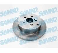 2x Disco freno pieno T2038P SAMKO per TOYOTA AVENSIS Familiare AVENSIS