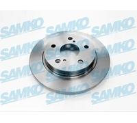 2x Disco freno pieno T2049P SAMKO per TOYOTA AURIS COROLLA Tre volumi
