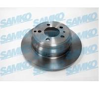 2x Disco freno pieno V1293P SAMKO per VOLVO 850 850 Familiare S70 V70 I