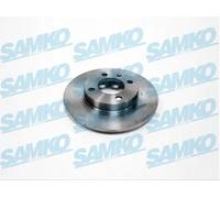 2x Disco freno pieno V2301P SAMKO per SEAT AROSA