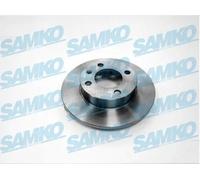 2x Disco freno pieno V2443P SAMKO per SEAT VW