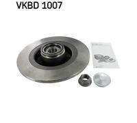 Disco freno SKF VKBD 1007 posteriore, pieno, 1 Pezzo