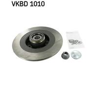 2x Disco freno pieno VKBD 1010 SKF per RENAULT VEL SATIS ESPACE IV
