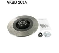 Disco freno SKF VKBD 1014 posteriore, pieno, 1 Pezzo