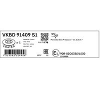 SKF VKBD 91409 S1 Disco freno