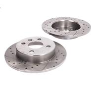 2X Disco freno SPEEDMAX 5201-01-0389PTUOTUV per OPEL ASTRA H (A04) 1.2 2005-201