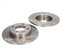 2X Disco freno SPEEDMAX 5201-01-1056PTUOTUV VW POLO (6N2) 1.4 1999-2001