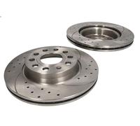 2X Disco freno SPEEDMAX 5201-01-1078PTUOTUV per AUDI A3 (8P1) 2 2003-2008