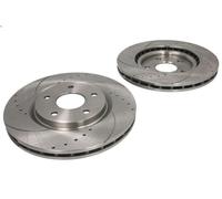 2X Disco freno SPEEDMAX 5201-01-21366TUO per VW ROUTAN 4 2008-2010