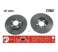 GIC217 TRW SEGNALATORE USURA FRENI ANTERIORI DISCOVERY 4.4 04>