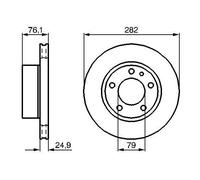 BOSCH 0 986 478 217 Disco freno