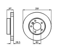 BOSCH 0 986 478 691 Disco freno