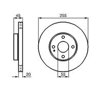 2x Disco freno ventilato 0 986 478 996 BOSCH per MAZDA MX-5 II MX-5 I