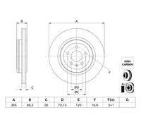 BOSCH 0 986 479 J99 Disco freno