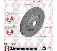 ZIMMERMANN 100.3374.70 Disco freno