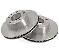 2x Disco freno ventilato 15769 A.B.S. per BMW 6 5