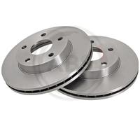 2x Disco freno ventilato 15788 A.B.S. per FORD TVR