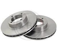 2x Disco freno ventilato 15803 A.B.S. per OPEL REKORD E REKORD E Familiare