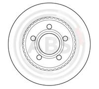 Disco Freno Posteriore 269Mm A.B.S. Per Audi 100 C3 Berlina