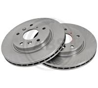 2x Disco freno ventilato 15950 A.B.S. per MAZDA FORD USA