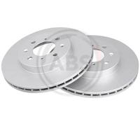 2x Disco freno ventilato 16039 A.B.S. per ROVER HONDA MG LOTUS