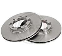 2x Disco freno ventilato 16047 A.B.S. per HYUNDAI ACCENT I ACCENT Tre volumi