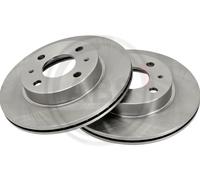 2x Disco freno ventilato 16062 A.B.S. per NISSAN SUNNY II SUNNY II Hatchback