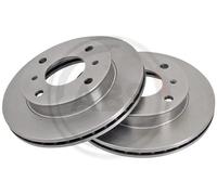 2x Disco freno ventilato 16064 A.B.S. per NISSAN PRIMERA PRIMERA Hatchback