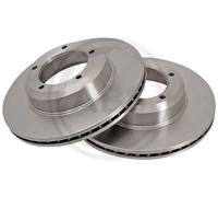2x Disco freno ventilato 16135 A.B.S. per LAND ROVER RANGE ROVER I DISCOVERY I