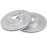 2x Disco freno ventilato 16150 A.B.S. per RENAULT NISSAN DACIA LADA