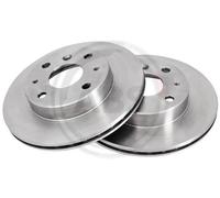 2x Disco freno ventilato 16169 A.B.S. per DAIHATSU CHARADE III CHARADE IV