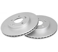 2x Disco freno ventilato 16181 A.B.S. per MERCEDES-BENZ