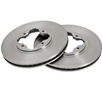 2x Disco freno ventilato 16183 A.B.S. per HONDA ACCORD IV Aerodeck