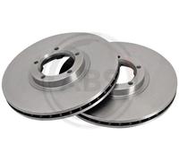 2x Disco freno ventilato 16196 A.B.S. per FORD TRANSIT Autobus TRANSIT Furgone