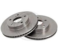 2x Disco freno ventilato 16232 A.B.S. per TOYOTA PREVIA I