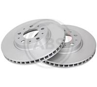 2x Disco freno ventilato 16236 A.B.S. per VOLVO 940 960 Kombi 850 940 II S70