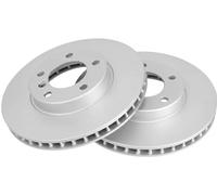 2x Disco freno ventilato 16253 A.B.S. per BMW 5 5 Touring
