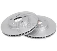 2x Disco freno ventilato 16301 A.B.S. per TOYOTA LEXUS
