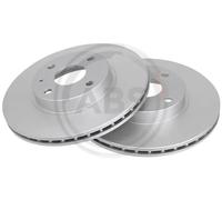 2x Disco freno ventilato 16458 A.B.S. per MAZDA MX-5 II MX-5 I