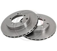 2x Disco freno ventilato 16478 A.B.S. per DODGE MITSUBISHI