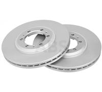 2x Disco freno ventilato 16485 A.B.S. per OPEL ISUZU