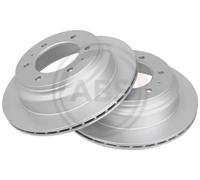 2x Disco freno ventilato 16506 A.B.S. per OPEL ISUZU