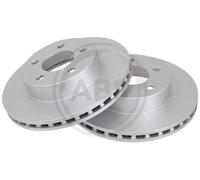 2x Disco freno ventilato 16804 A.B.S. per FORD USA EXPLORER