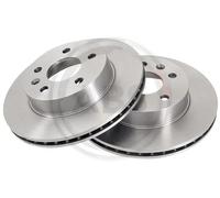 2x Disco freno ventilato 16887 A.B.S. per MERCEDES-BENZ VITO Autobus CLASSE V