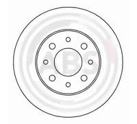 Disco Freno Anteriore 240Mm A.B.S. Per Fiat Palio