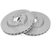 2x Disco freno ventilato 16906 A.B.S. per FIAT COUPE