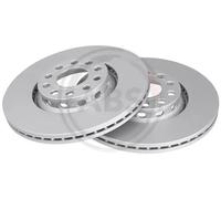 2x Disco freno ventilato 16930 A.B.S. per AUDI VW SKODA SEAT
